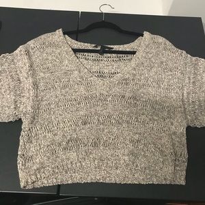 BCBG Tan Short-sleeves Sweater